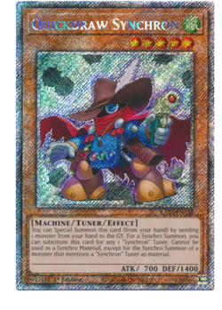 Quickdraw Synchron - RA03-EN228 - Platinum Secret Rare LP - Image 1
