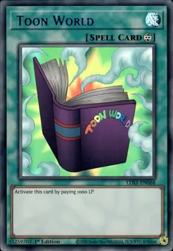 Toon World - Blue Ultra Rare 1st Edition LDS1-EN068 - LP - YuGiOh - Image 1