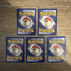 5x Pokemon Cards Wotc Vintage Card Bundle BASE SET 2 - Image 2