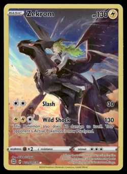 Pokemon Cards Zekrom TG05/TG30 Brilliant Stars Trainer Gallery Holo NM - Image 1
