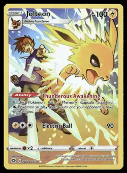 Pokemon Cards Jolteon TG04/TG30 Brilliant Stars Trainer Gallery Holo NM - Image 1