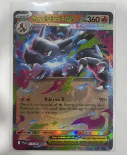 Mega Charizard Ex 013/094 Phantasmal Flames Pokemon Card - Image 1