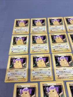 Lot Of 15 Pokemon Pikachu ‘Gnaw’ Lightning Trading Cards - 58/102 - Image 2