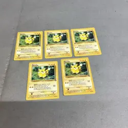 Lot Of 5 Pokemon Pikachu Spark Lightning Jungle Trading Cards 50 HP - Image 1