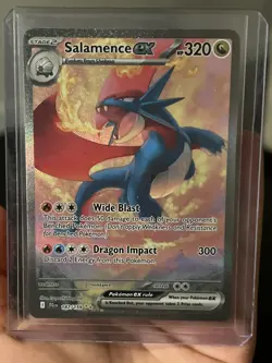 Pokemon TCG Salamence EX Journey Together Special Illustration Rare Card 187/159 - Image 1