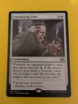 Smothering Tithe. Double MAsters. Enchantment MTG Card. Rare NM as shown. - Image 2