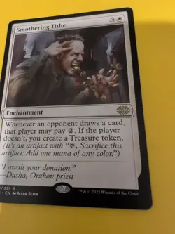 Smothering Tithe. Double MAsters. Enchantment MTG Card. Rare NM as shown. - Image 5