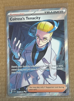 Colress's Tenacity- Shrouded Fable #087/064 Full Art Holo Pokemon Trading Card. - Image 1