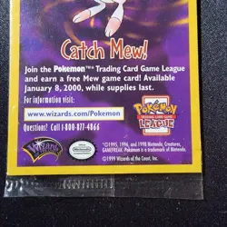 SEALED "Catch Mew" Pokemon PIKACHU Card BLACK STAR PROMO Set#4 Movie WB Stamped - Image 3