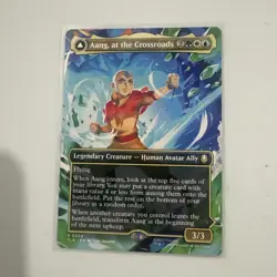 Aang, at the Crossroads 0304 TLA Extended Art MTG Avatar NM/M - Image 1