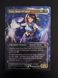 Yuna, Hope of Spira (Borderless) (Chocobo Track Foil) Final Fantasy Foil - Image 1