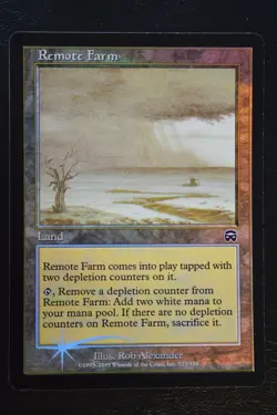 Magic The Gathering MTG REMOTE FARM FOIL Mercadian Masques LP Lightly Played - Image 1