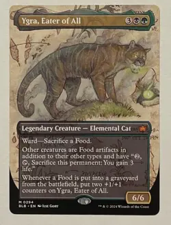 Ygra, Eater of All Borderless - Mythic - Bloomburrow MTG Magic the Gathering - Image 1