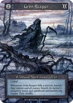 Grim Reaper - Sorcery Contested Realm - Beta Edition - Image 1