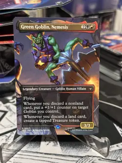 MTG Green Goblin, Nemesis (Borderless Regular) Marvel's Spider-Man R 0023 SPE - Image 1