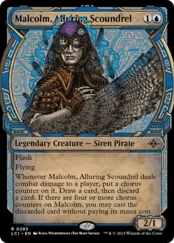 MALCOLM, ALLURING SCOUNDREL - SHOWCASE (LCI) The Lost Caverns of Ixalan - MTG - Image 1