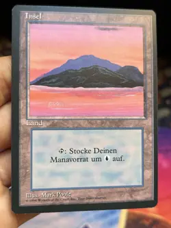 5x German Fbb Island • Unplayed / Mostly Clean • Basic Land • Mtg - Image 4