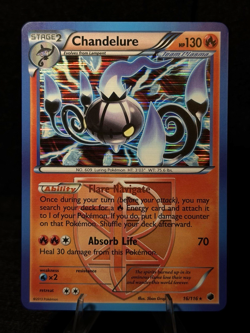 Pokemon TCG Chandelure (Team Plasma) 16/116 Plasma Freeze Holo - NM - Image 1