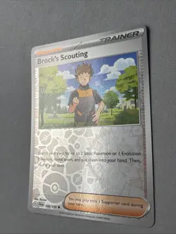 Pokemon TCG * Journey Together 146/159 Brock's Scouting Uncommon REVERSE HOLO - Image 2