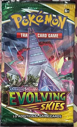 Evolving Skies Booster Pack Art Set (4) EMPTY - Pokemon 2021 - Image 4