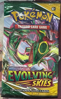 Evolving Skies Booster Pack Art Set (4) EMPTY - Pokemon 2021 - Image 5