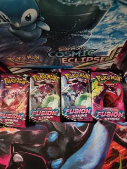 Pokemon Fusion Strike Lot of 4 Booster Packs New & Sealed - Image 1