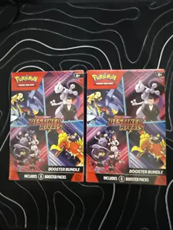 Pokemon Lot Of 2 Destined Rivals Booster Bundle Sealed - Image 1