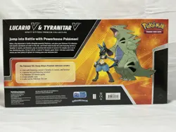 Pokemon TCG LUCARIO V & TYRANITAR V - Heavy Hitters Premium Collection Box - Image 4