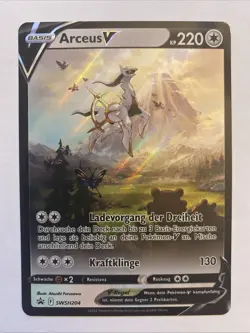Arceus V Promo Rare | Schwert & Schild | #SWSH204 | Chase | Pokemon TCG Deutsch - Image 1