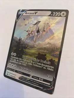 Arceus V Promo Rare | Schwert & Schild | #SWSH204 | Chase | Pokemon TCG Deutsch - Image 3