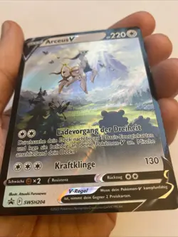 Arceus V Promo Rare | Schwert & Schild | #SWSH204 | Chase | Pokemon TCG Deutsch - Image 5