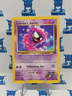 Pokemon Gym Challenge Sabrina’s Gastly 97/132 MP - Image 1