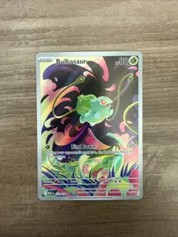 2025 Pokemon Mega Evolutions Bulbasaur 133/132 Illustration rare IR - Image 1