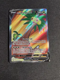 Alolan Exeggutor V (Full Art) 071/078 Pokemon GO Holo - Image 1