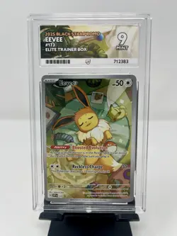 Pokemon Prismatic Evolutions Eevee Black Star Promo ACE 9 - 173 🌍 📦 PSA / BGS - Image 1