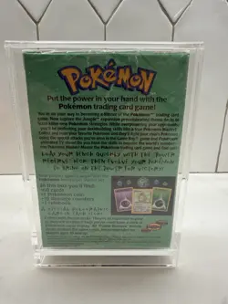 Power Reserve Jungle Theme Deck Year 1999 Pokemon FACTORY SEALED w/ Acrylic Case - Image 2