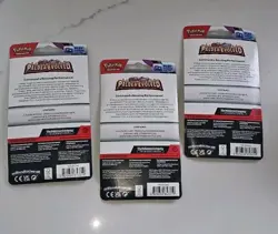 LOT OF 3 Pokemon Paldea Evolved Growlithe Premium Booster Pack TCG NEW SEALED - Image 2