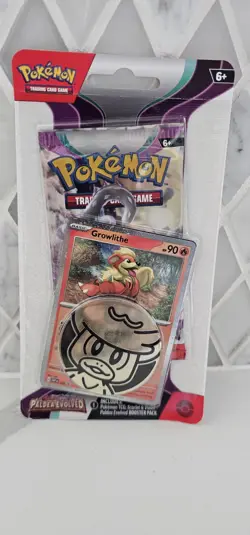 LOT OF 3 Pokemon Paldea Evolved Growlithe Premium Booster Pack TCG NEW SEALED - Image 5