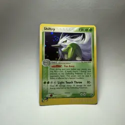 Pokemon TCG Shiftry 12/100 EX Sandstorm Rare Holo LP/MP SWIRL - Image 1