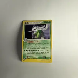 Pokemon TCG Shiftry 12/100 EX Sandstorm Rare Holo LP/MP SWIRL - Image 2