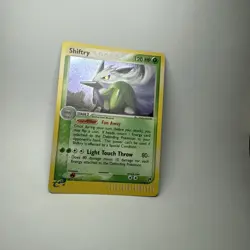 Pokemon TCG Shiftry 12/100 EX Sandstorm Rare Holo LP/MP SWIRL - Image 4