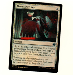 Moonsilver Key 255/277 U Foil Innistraud Midnight Hunt MTG Single Card - Image 3