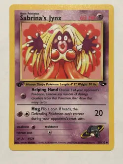 Pokemon TCG Sabrina's Jynx Gym Challenge Uncommon Card 1st Edition 57/132 - Image 1