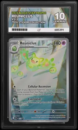 Reuniclus SVP 212 Black Star Promo Ace 10 Gem Mint Pokemon Card English Rare TCG - Image 1