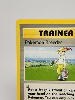 Pokemon Trainer Card - Pokemon Breeder Vintage Base 2 Set Near Mint Condition - Image 2