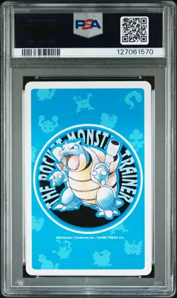 Red Pokemon Playing Card Poker Blue Jack Spades 1998 Nintendo PSA 10 POP 8 - Image 2