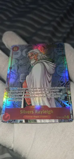 One Piece Silvers Rayleigh OP08-118 Alternative Art Manga Card English Edition - Image 3