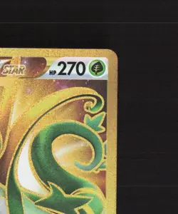Serperior VSTAR 210/195 Silver Tempest Gold Secret Rare Holo Pokemon Card LP - Image 4