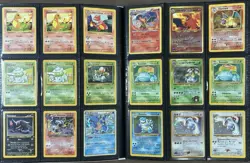Pokemon Vintage Card Collection Lot Binder 155x Holos, Neo Lugia, Charizards - Image 1