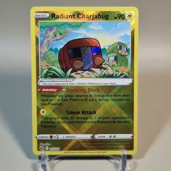 Radiant Charjabug 051/159 Crown Zenith Pokemon Card Near Mint 🇬🇧 - Image 3